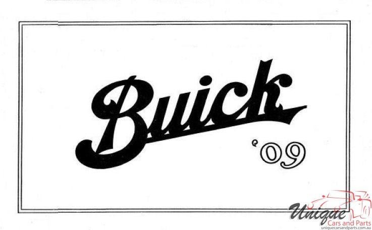 1909 Buick Brochure